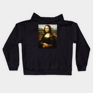 Mona Lisa Waffle House Kids Hoodie